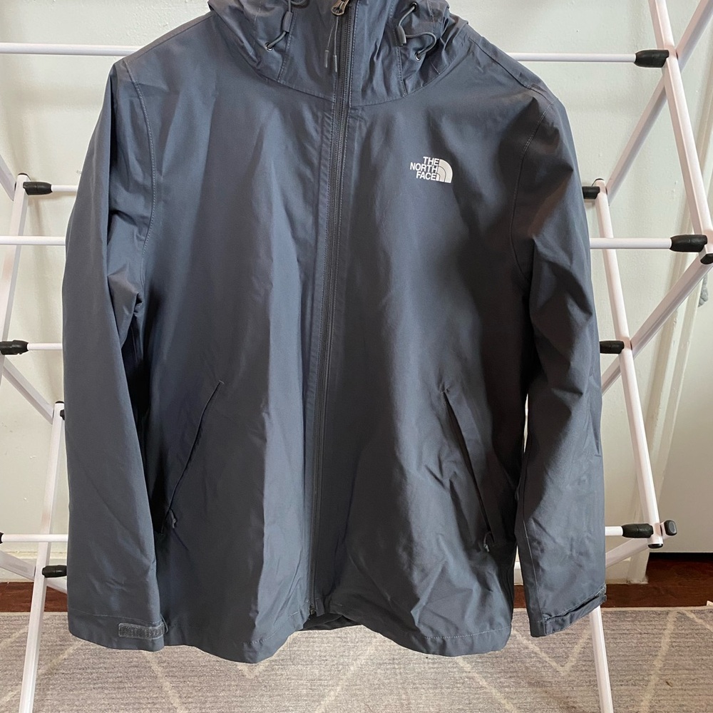 The North Face Women’s Gray Rain Jacket